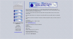 Desktop Screenshot of harveycountyrwd1.com
